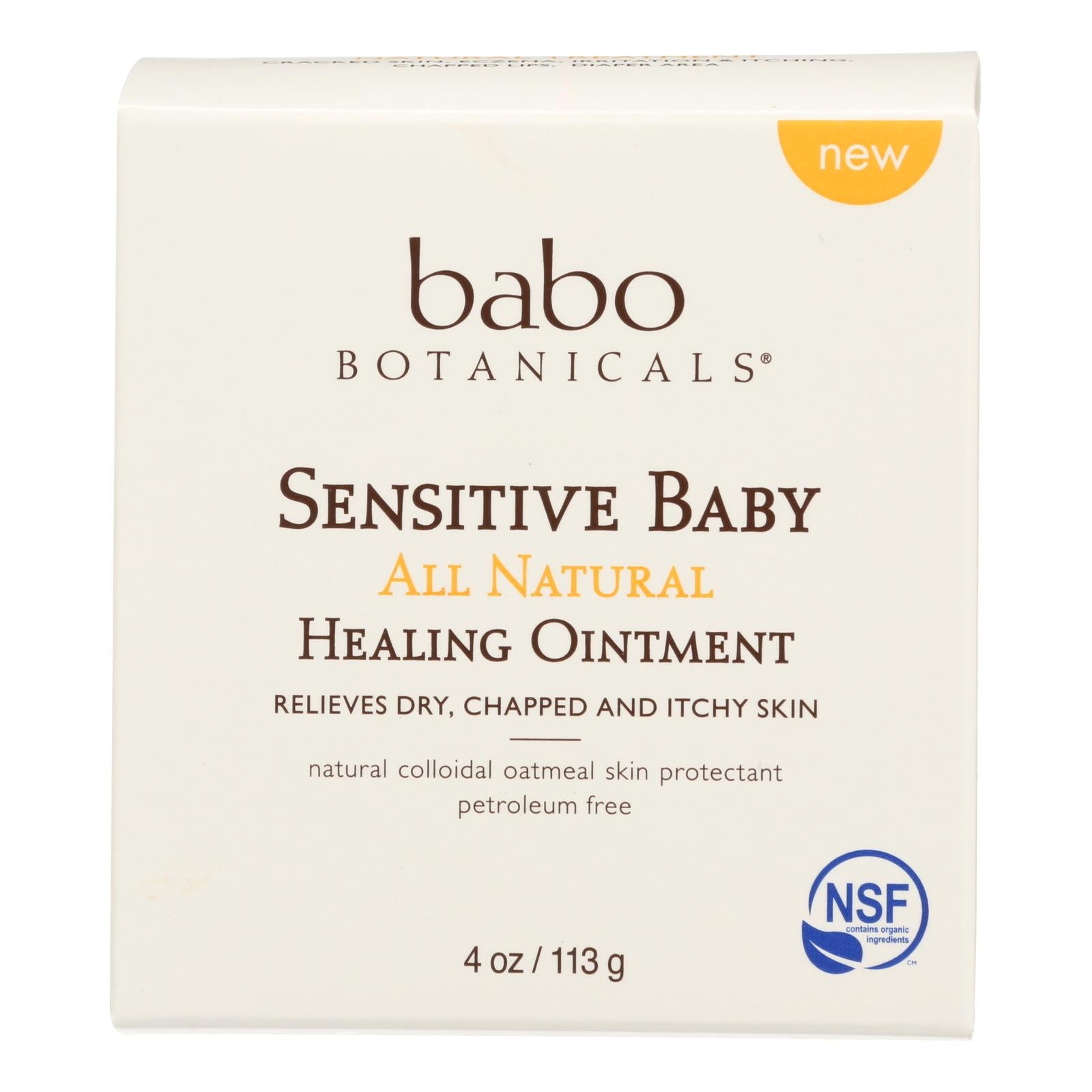 Babo Botanicals - Ontmnt Healng Snstv Baby - 1 Each - 4 Oz - GreatEagleInc
