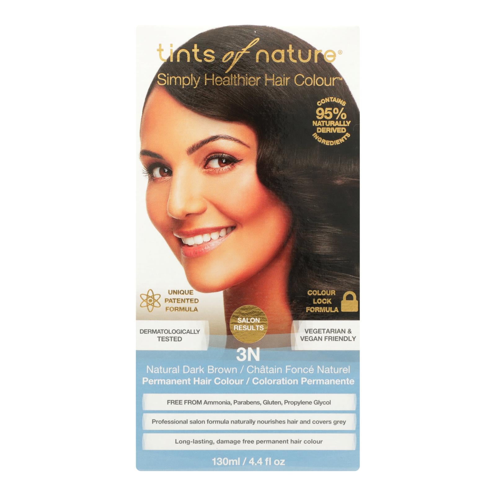 Tints Of Nature 3n Natural Dark Brown Hair Color  - 1 Each - 4.4 Fz - GreatEagleInc