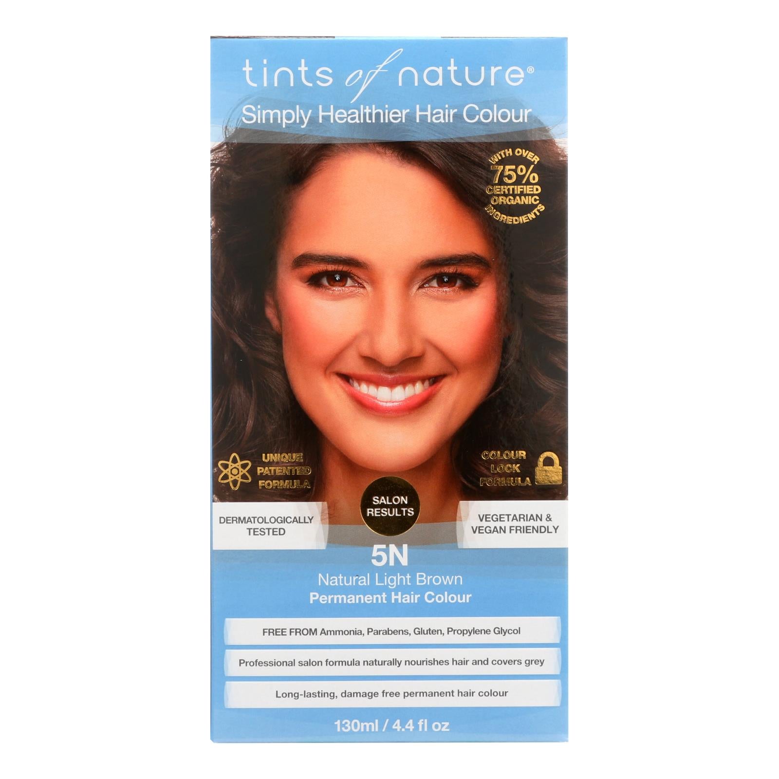 Tints Of Nature 5n Natural Light Brown Hair Color  - 1 Each - 4.4 Fz - GreatEagleInc