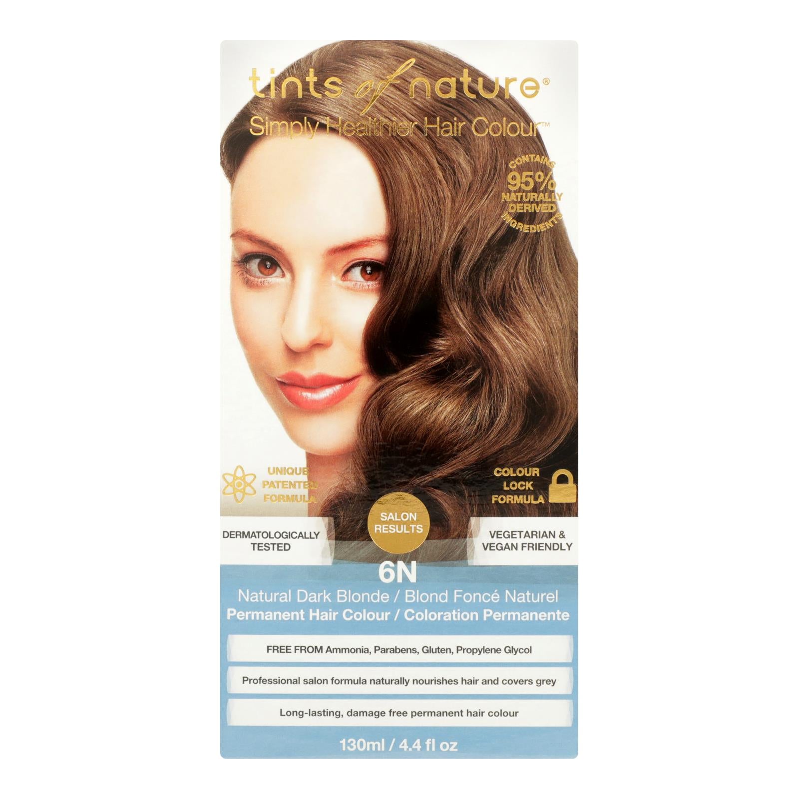 Tints Of Nature 6n Natural Dark Blonde Hair Color  - 1 Each - 4.4 Fz - GreatEagleInc