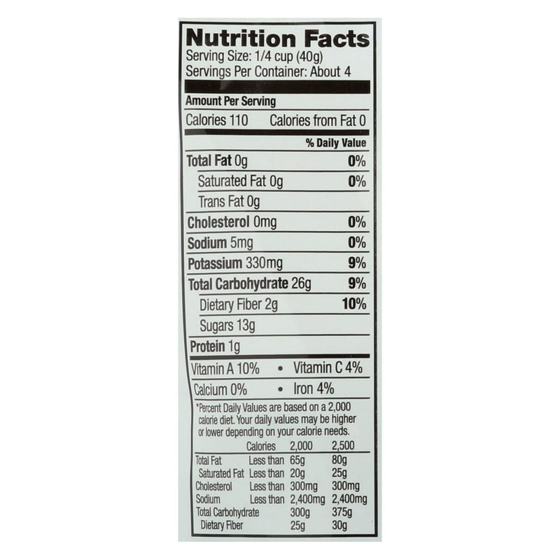 Made In Nature Plums Organic Dried Fruit  - Case Of 6 - 6 Oz - GreatEagleInc