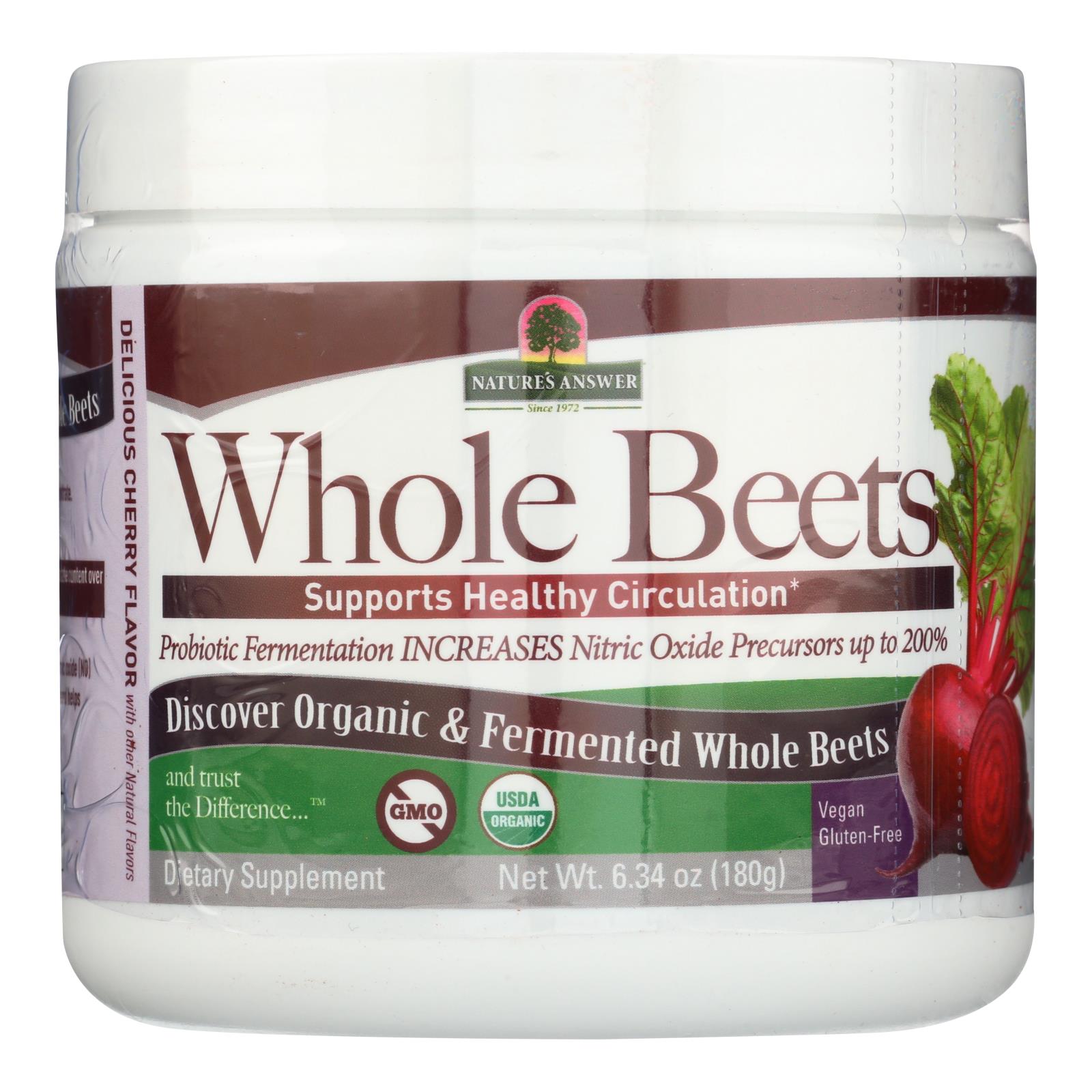 Nature's Answer - Whole Beets Powder Frmntd - 1 Each - 6.34 Oz - Home & Garden