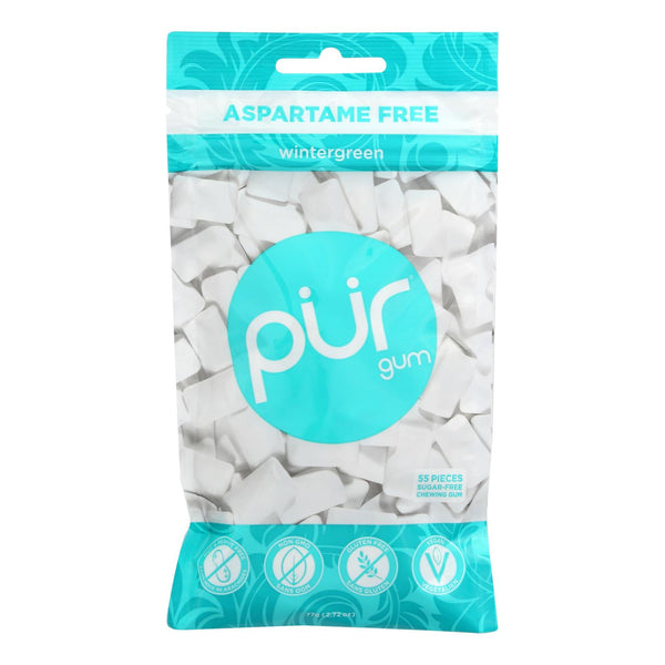 Pur Wintergreen Gum  - Case Of 12 - 2.72 Oz - GreatEagleInc