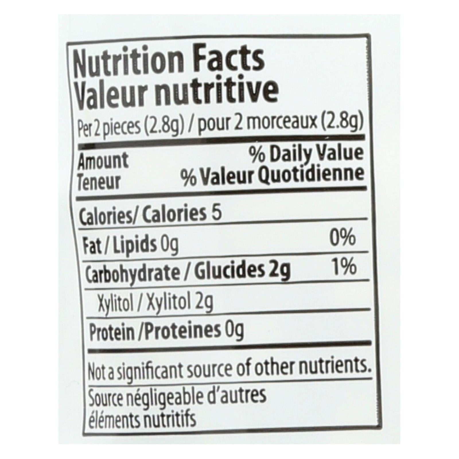 Pur Spearmint Gum  - Case Of 12 - 2.72 Oz - GreatEagleInc