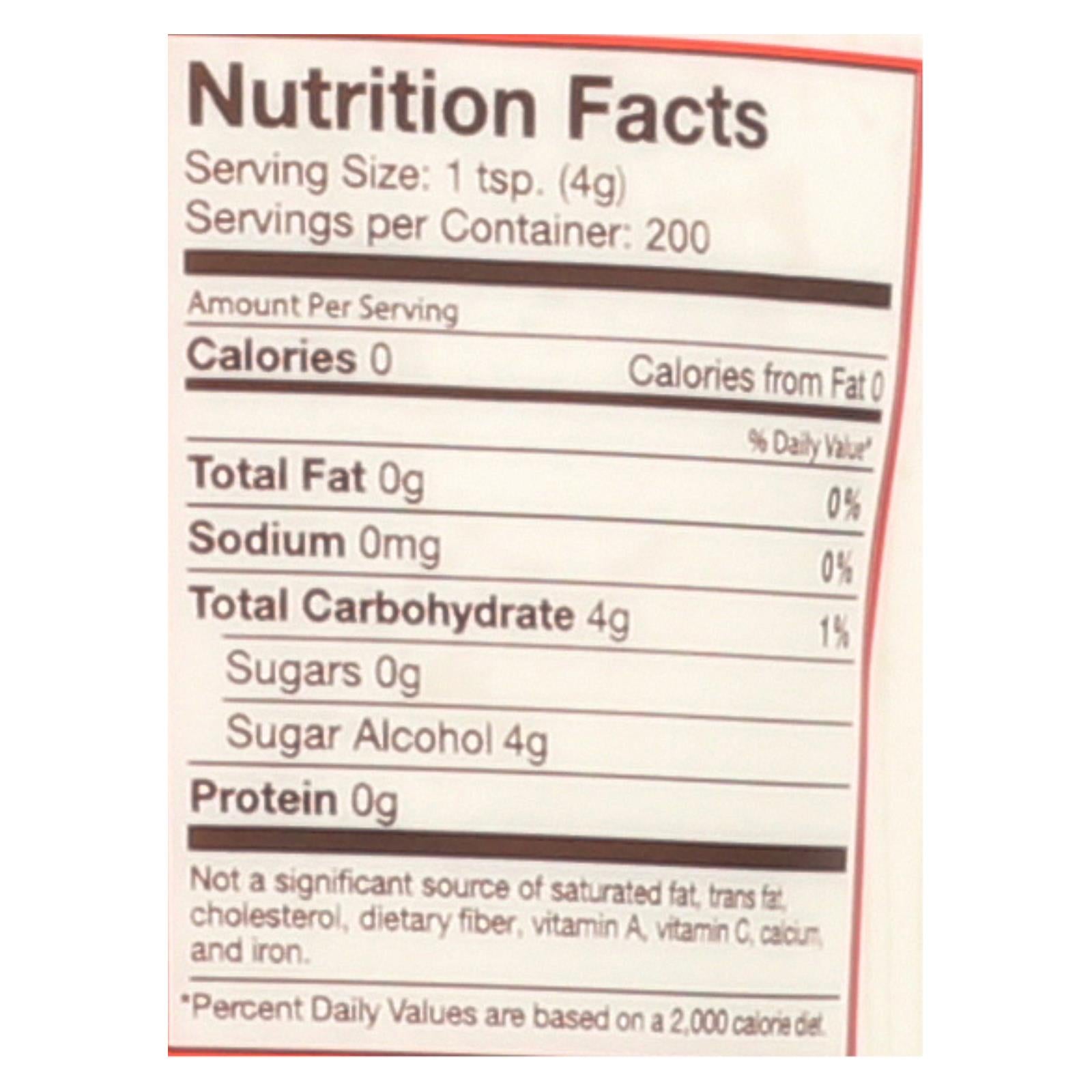 Lakanto Powdered Monkfruit Sweetener With Erythritol  - Case Of 8 - 1 Lb - GreatEagleInc