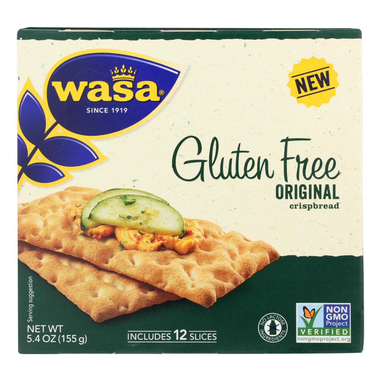 Wasa Gluten-free Original Crispbread  - Case Of 10 - 5.4 Oz - GreatEagleInc