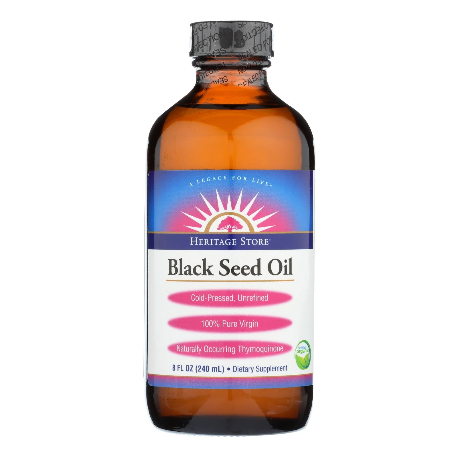 Heritage Store - Oil Black Seed - 1 Each - 8 Fz - GreatEagleInc