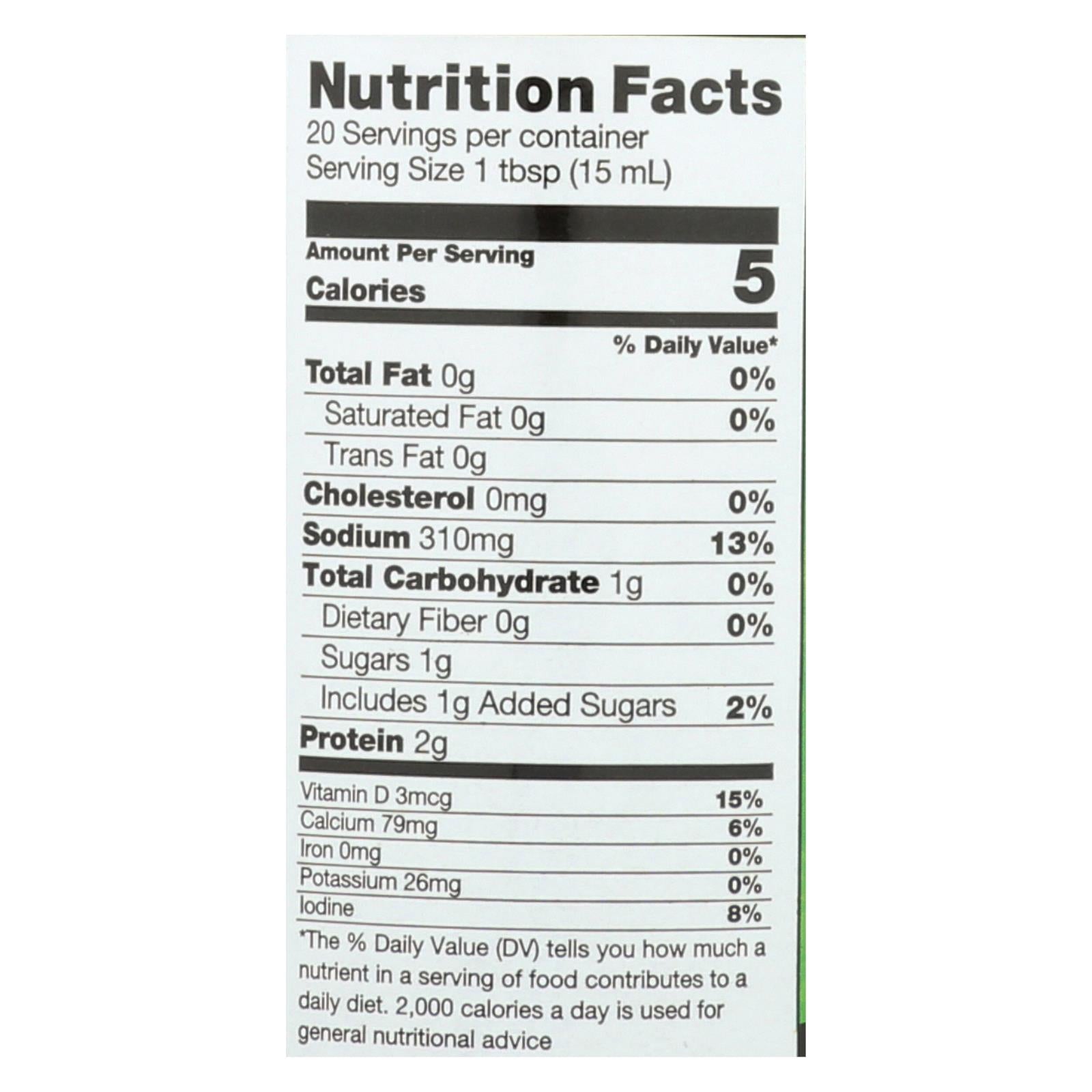 Ocean's Halo - Sauce No Soy Low Salt - Case Of 12 - 10 Fz - GreatEagleInc