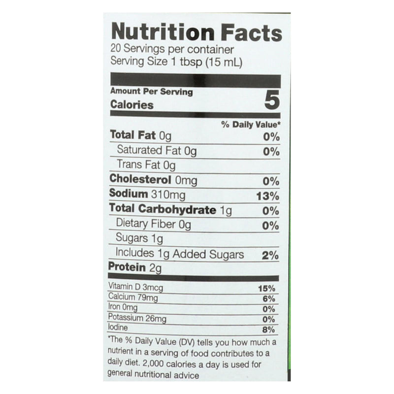 Ocean's Halo - Sauce No Soy Low Salt - Case Of 12 - 10 Fz - GreatEagleInc