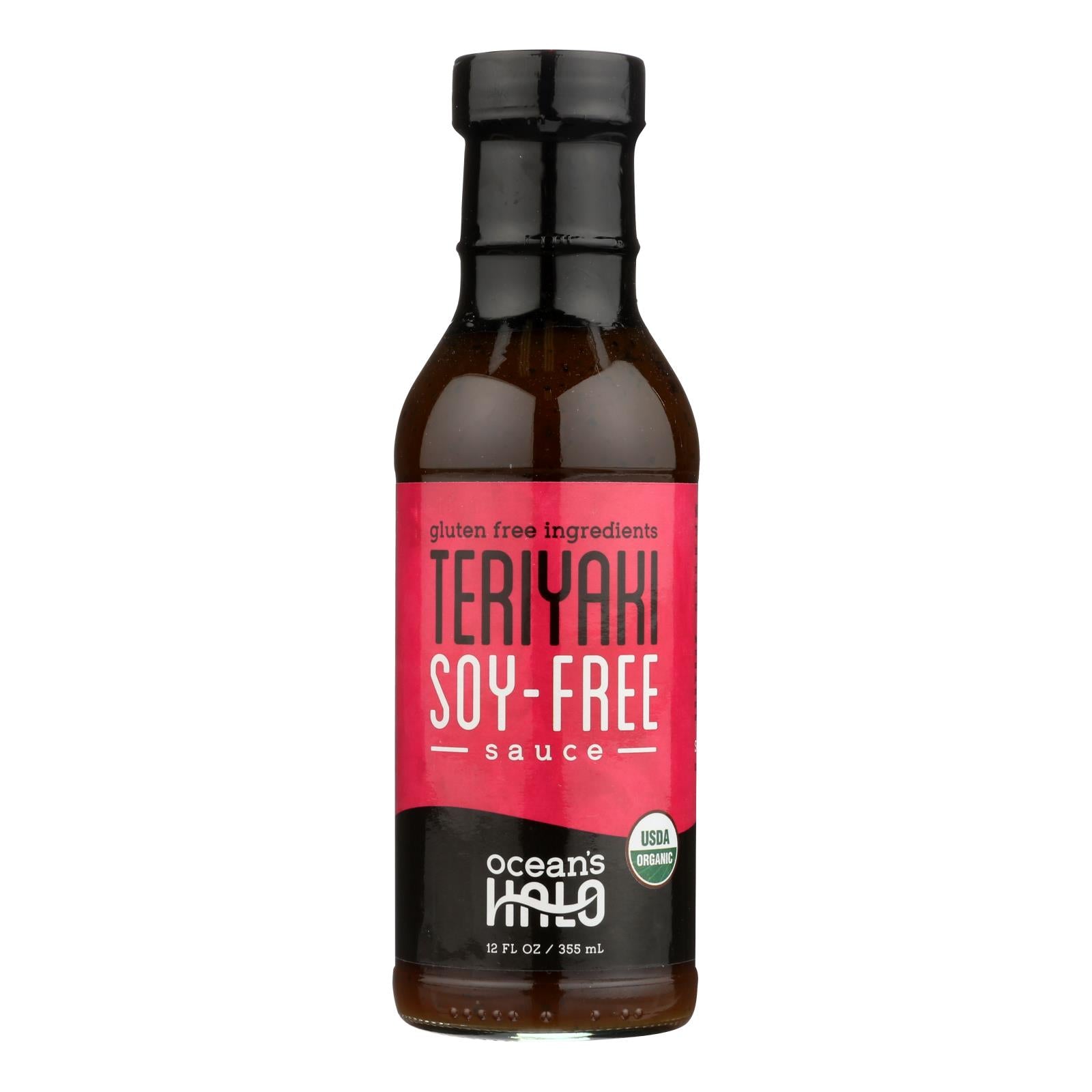 Ocean's Halo Teriyaki Soy-free Sauce - Case Of 6 - 12 Fz - GreatEagleInc
