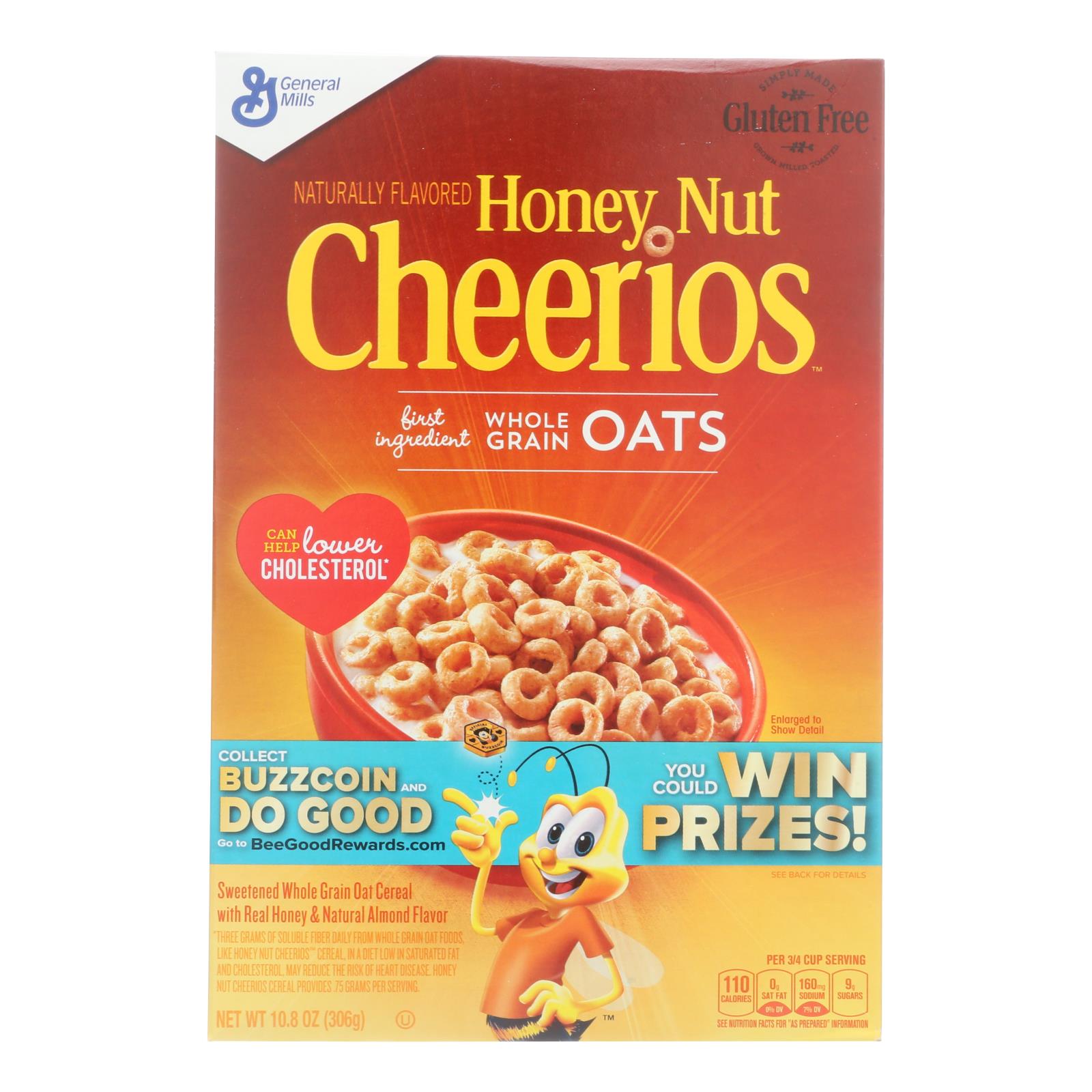 General Mills - Cereal Cheerios Honey Nut - Case Of 12-10.8 Oz - GreatEagleInc