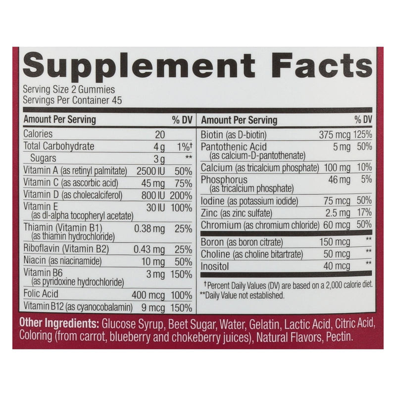 Olly - Vitamins Multi Womens Berry - 1 Each - 90 Ct - GreatEagleInc