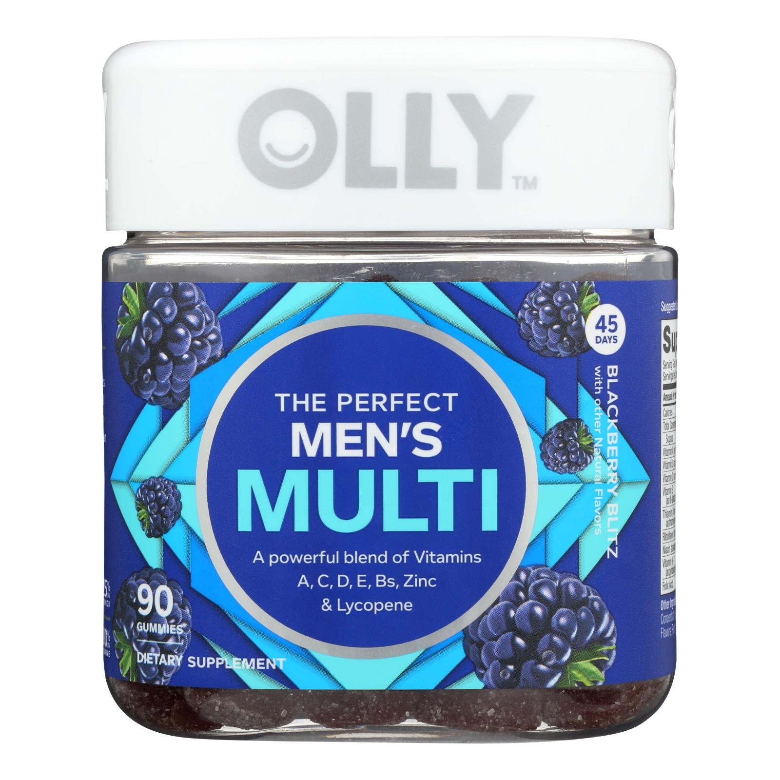 Olly - Vitamins Multi Mens Blkbr - 1 Each - 90 Ct - GreatEagleInc