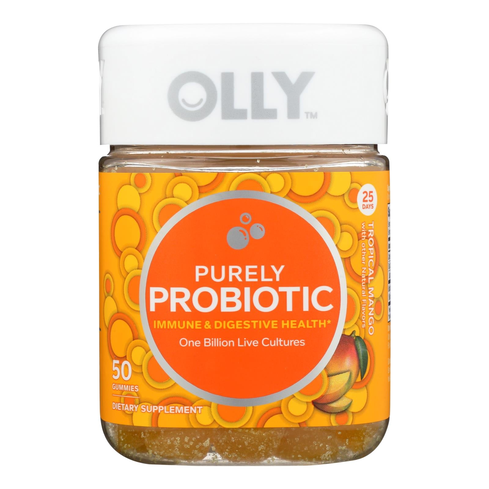 Olly - Supp Probiotic Tropical Mango - 1 Each - 50 Ct - GreatEagleInc