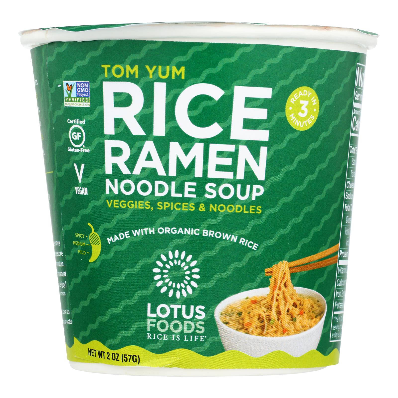 Lotus Foods Rice Ramen Noodles Soup - Case Of 6 - 2 Oz - GreatEagleInc
