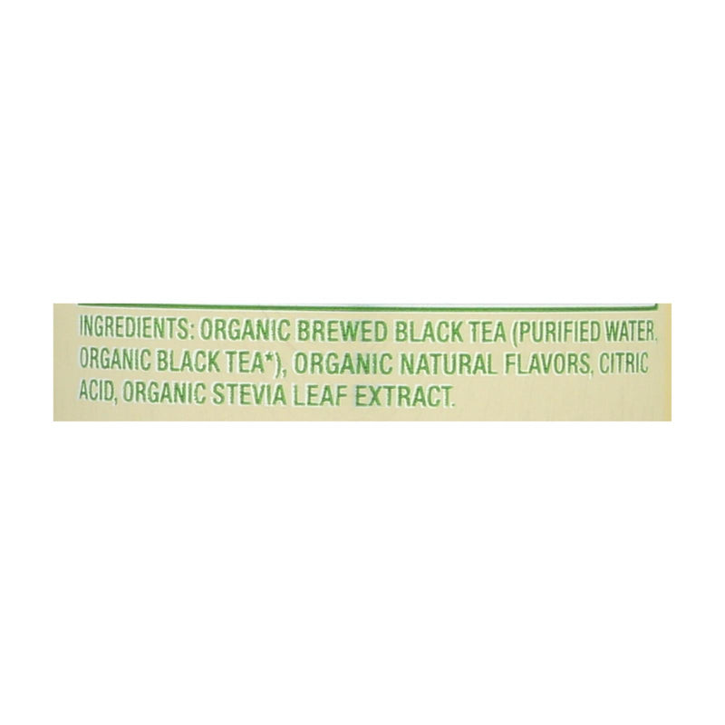 Zevia - Tea Black Peach - Case Of 12 - 12 Fz - GreatEagleInc