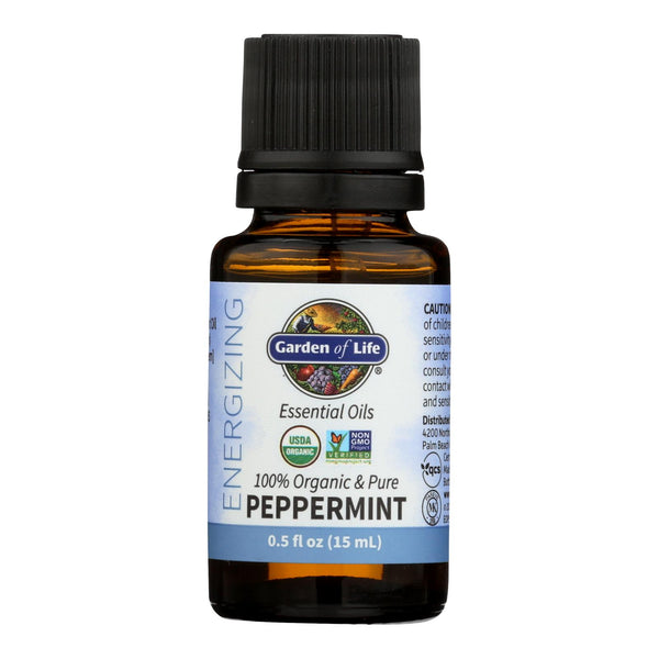 Garden Of Life - Essential Oil Peppermint - .5 Fz - GreatEagleInc
