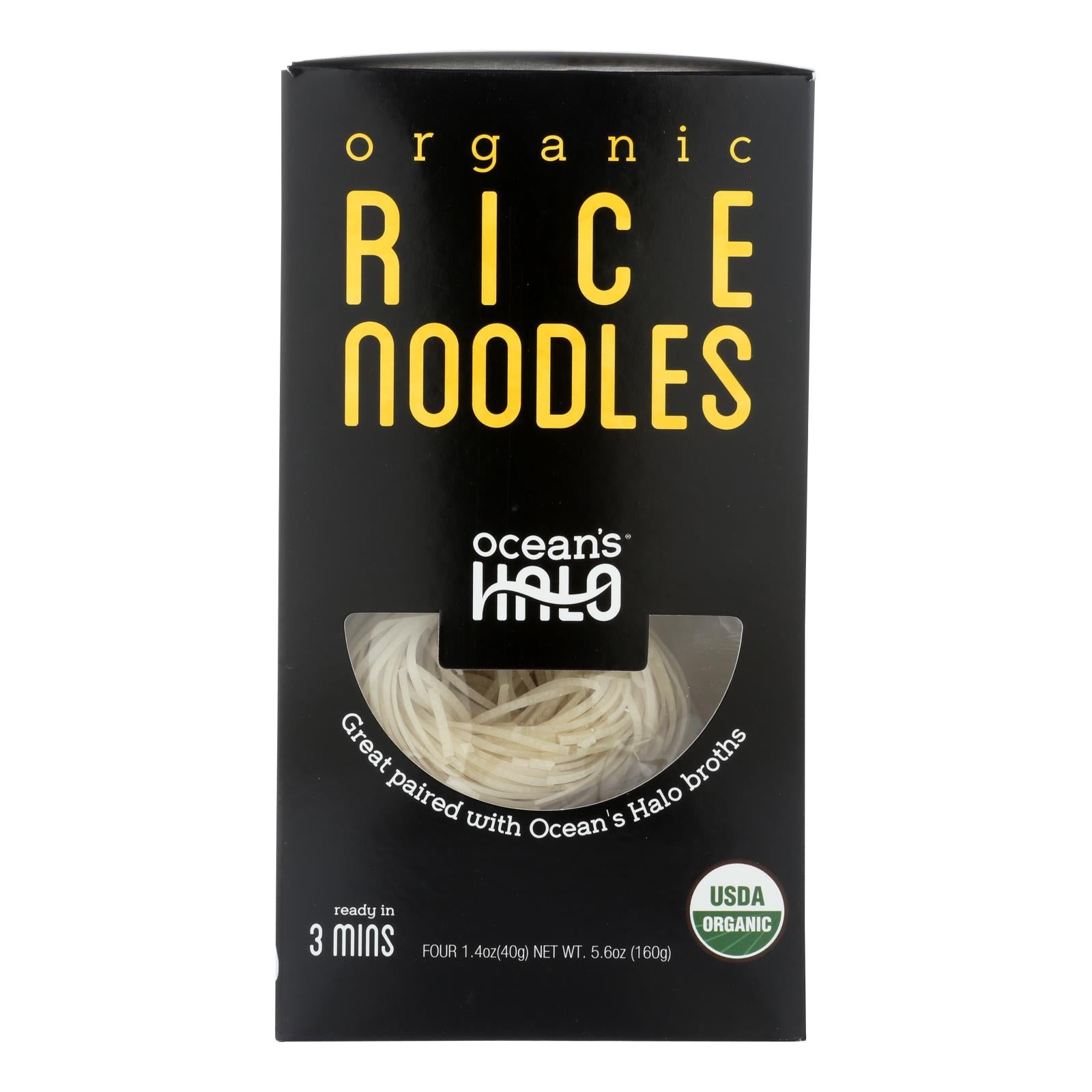 Ocean's Halo - Noodle Rice - Case Of 5 - 6.3 Oz - GreatEagleInc