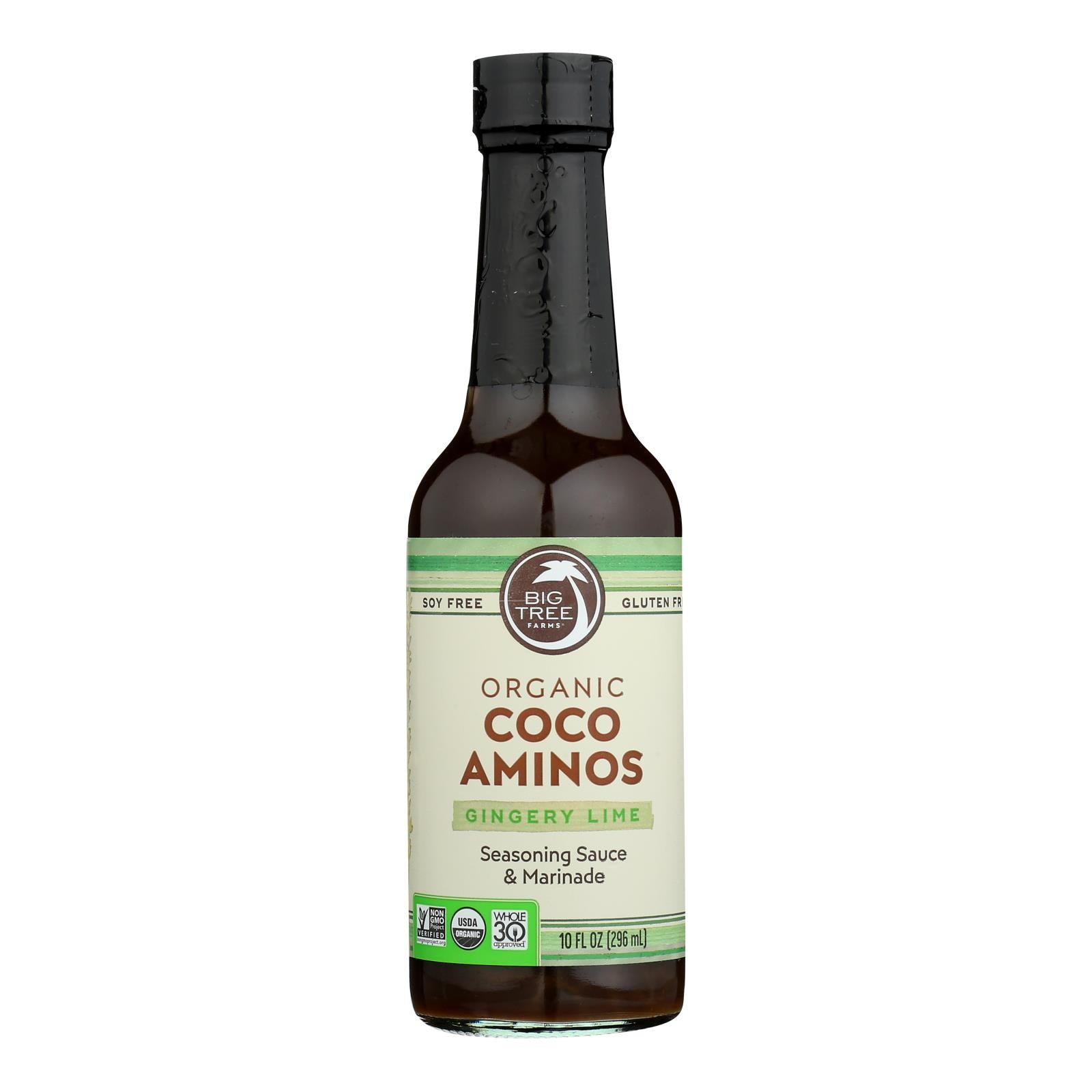 Big Tree Farms - Coco Aminos Ginger Lime - Case Of 6 - 10 Fz - GreatEagleInc