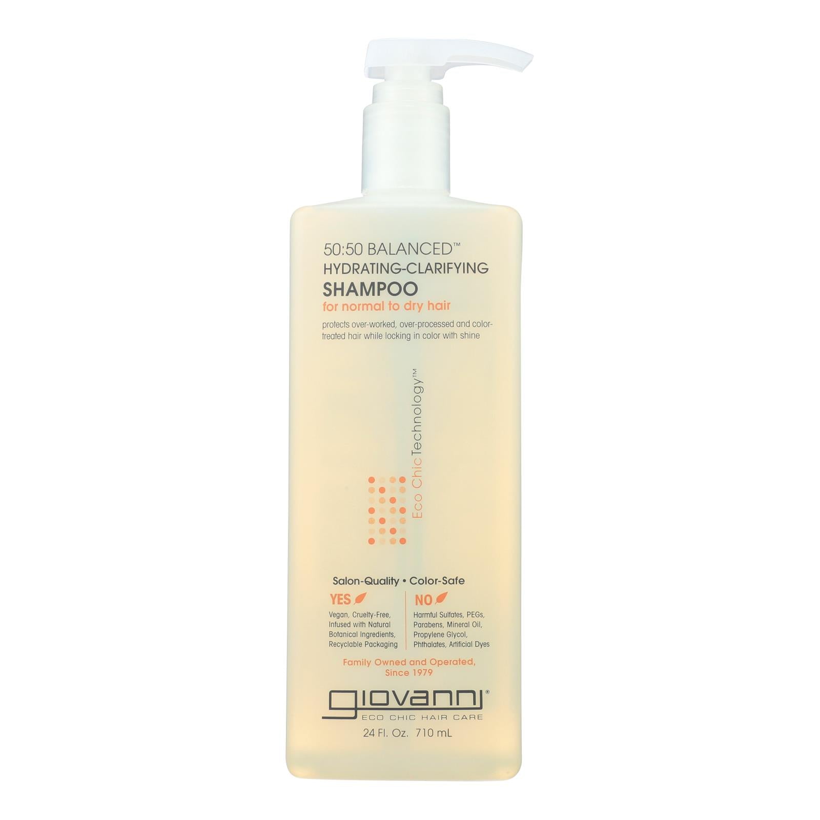 Giovanni Hair Care Products - Shampoo 50:50 Balance Hydrating - 24 Fz - GreatEagleInc