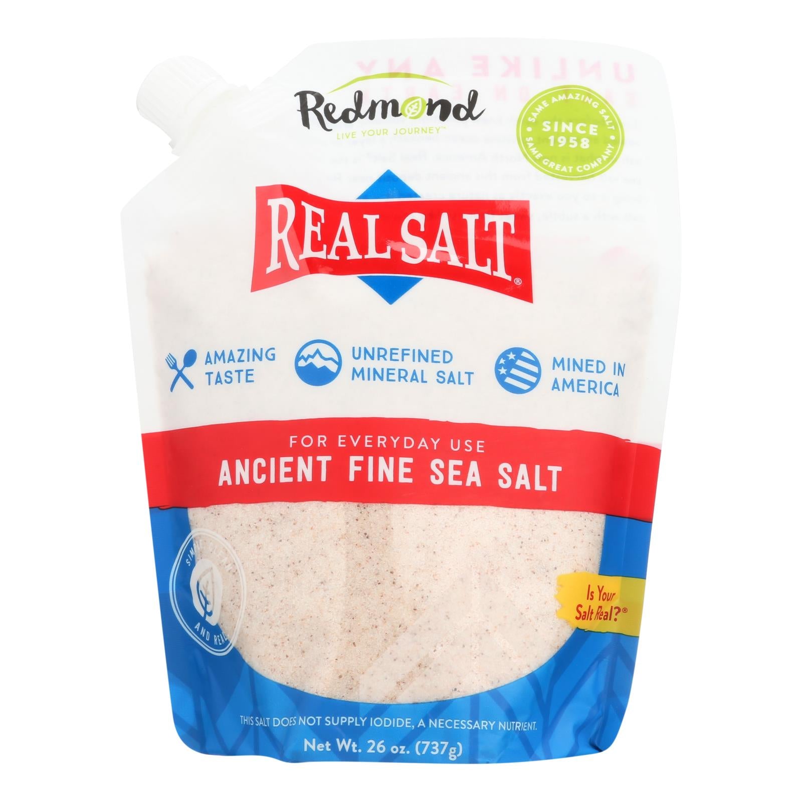 Our Real Salt  - Case Of 6 - 26 Oz - GreatEagleInc