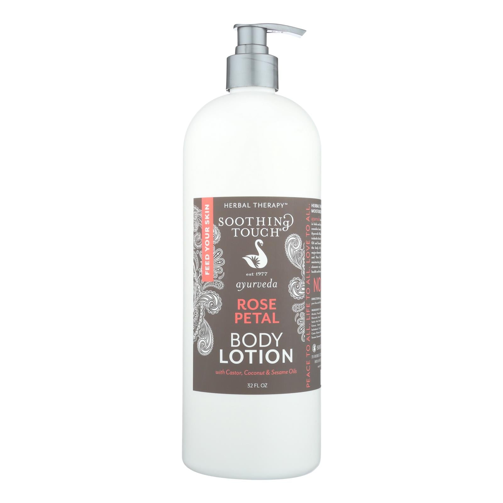 Soothing Touch - Rose Petal Body Lotion - 32 Fz - GreatEagleInc