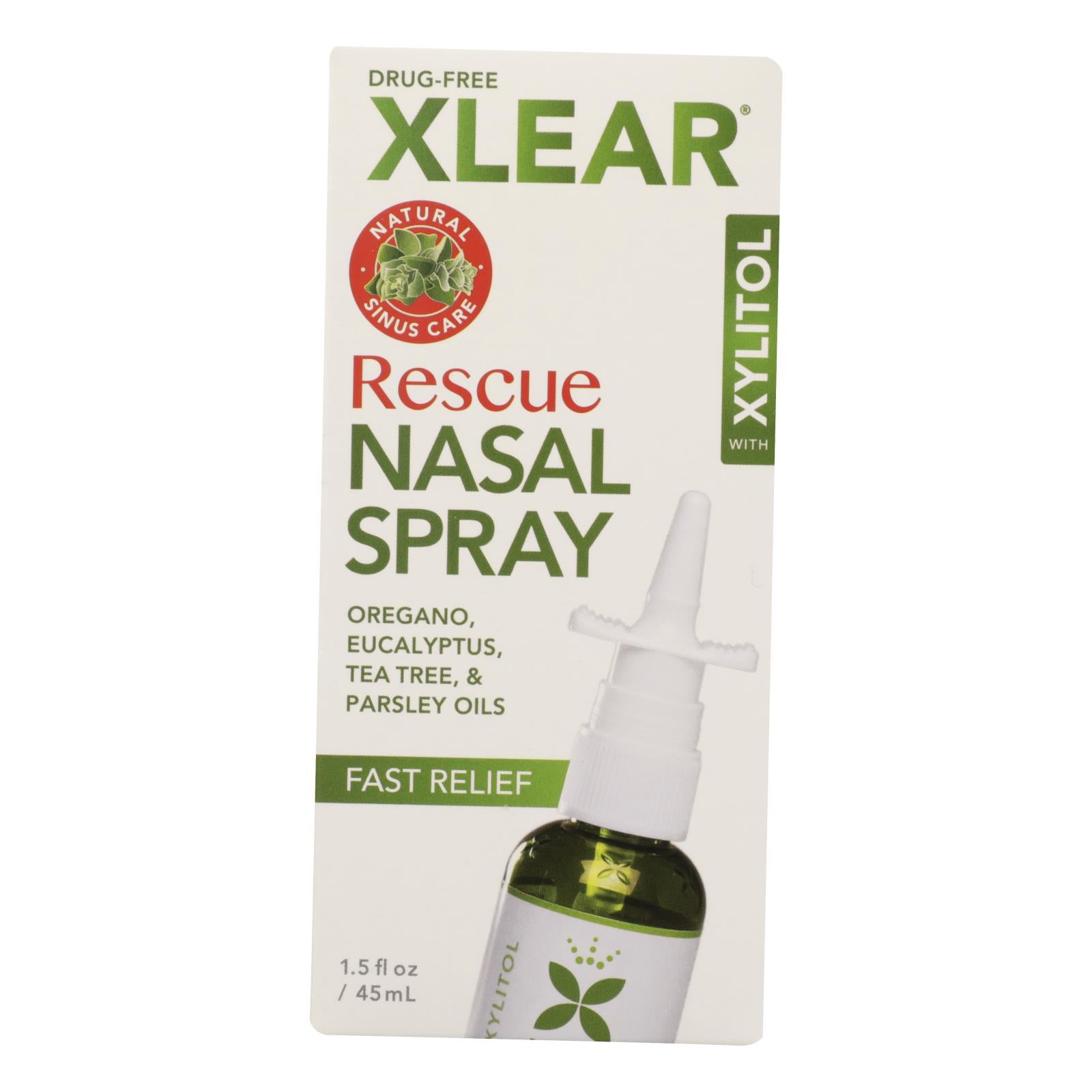 Xlear - Nasal Spray Rescue - 1.5 Oz - GreatEagleInc