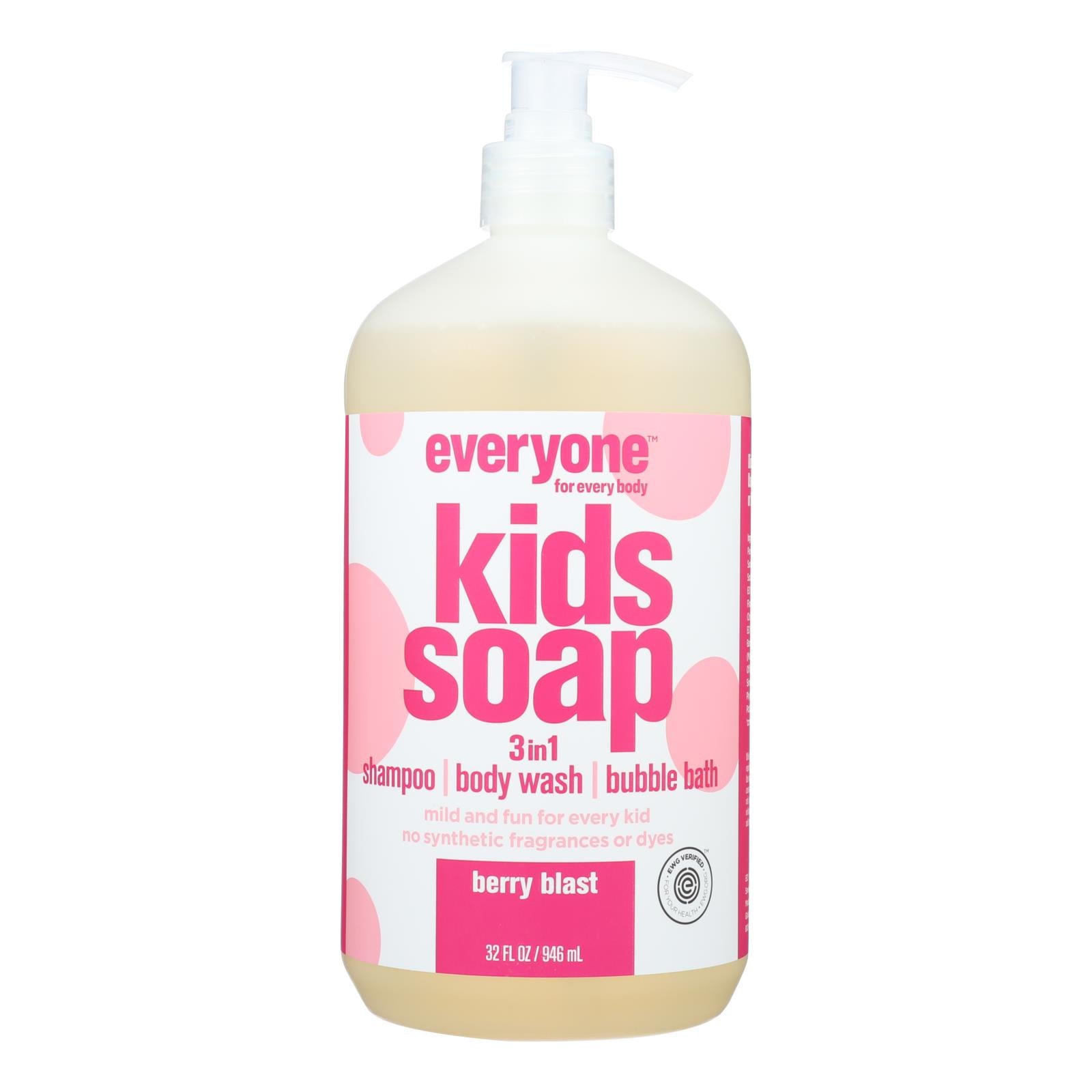 Everyone - Soap 3 In 1 Kds Berry Blast - 32 Fz - GreatEagleInc