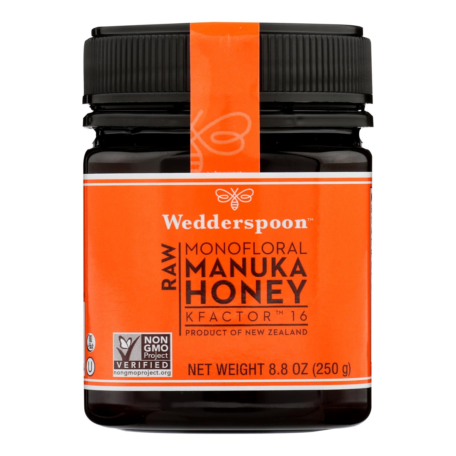 Wedderspoon Manuka Honey, Kfactor 16,  - Case Of 6 - 8.8 Oz - GreatEagleInc