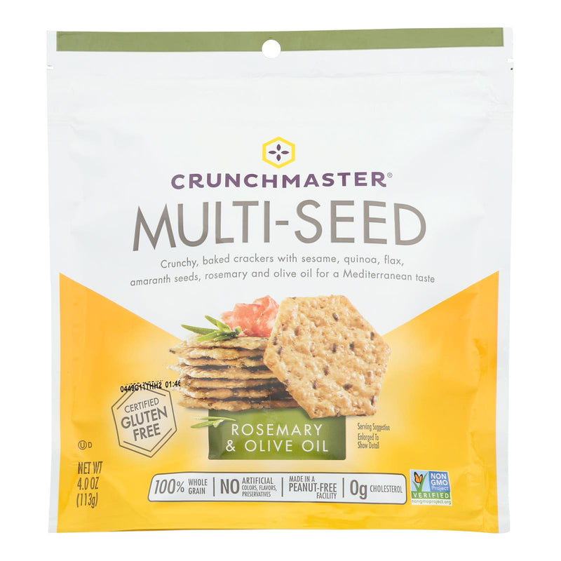 Crunchmaster - Multiseed Crckr Rsmry&olv - Case Of 12 - 4 Oz - GreatEagleInc