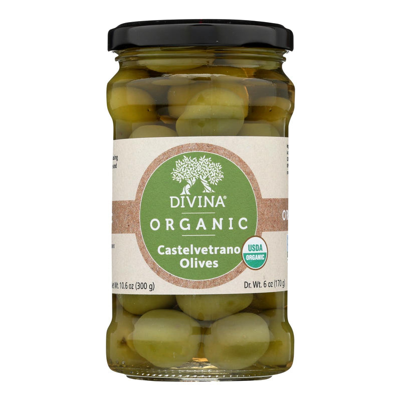 Divina - Olives Castelvetrano - Case Of 6 - 6 Oz - GreatEagleInc