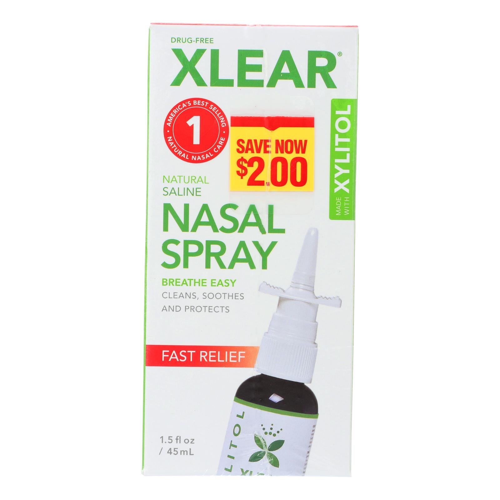 Xlear - Nasal Spray Sinus - 1.5 Fz - GreatEagleInc