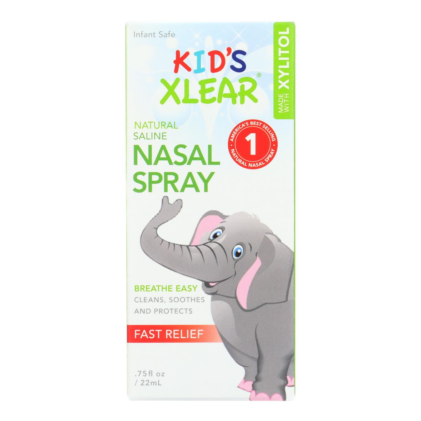 Xlear - Nasal Spray Sinus Kids -.75 Fz - GreatEagleInc