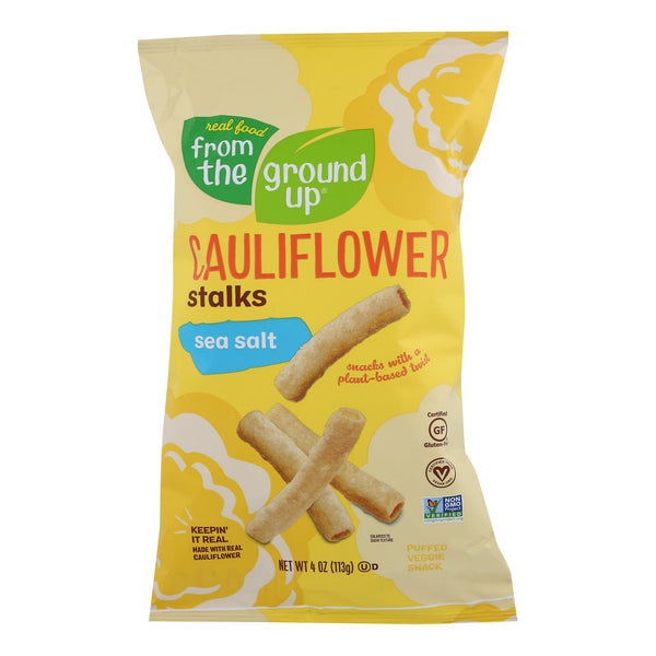 From The Ground Up - Stalk Sea Salt Cauliflwr - Case Of 12 - 4 Oz - GreatEagleInc