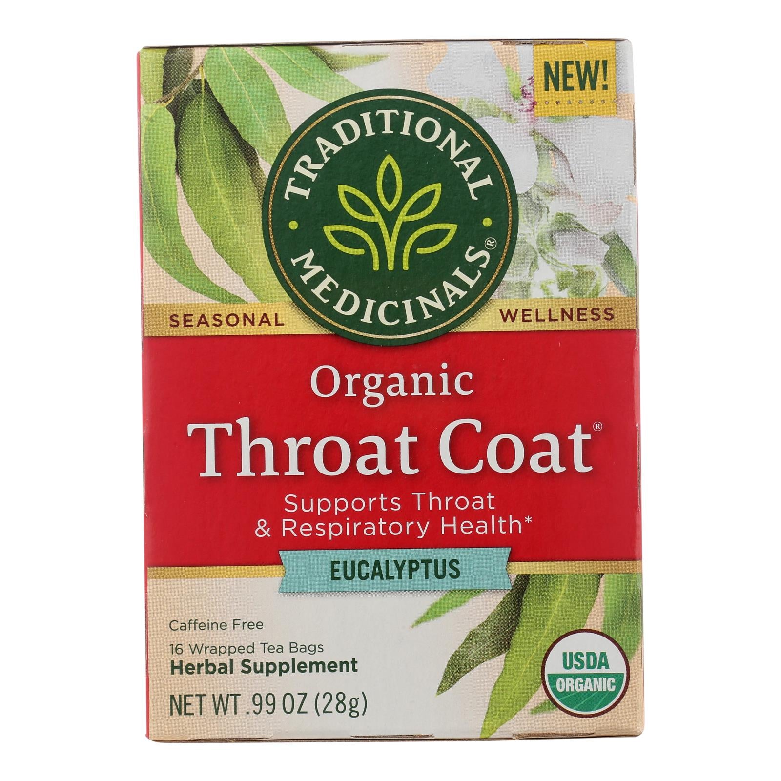 Traditional Medicinals - Herbal Tea Thrt Ct Eclyp - Case Of 6 - 16 Bag - GreatEagleInc