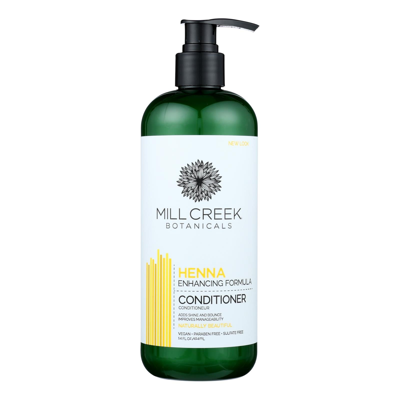 Mill Creek Botanicals Henna Conditioner - 1 Each - 14 Fz - GreatEagleInc