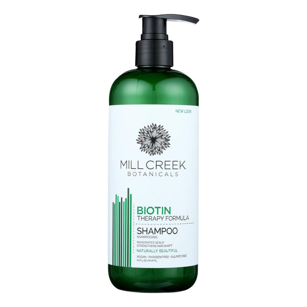 Mill Creek Botanicals Biotin Shampoo  - 1 Each - 14 Fz - GreatEagleInc