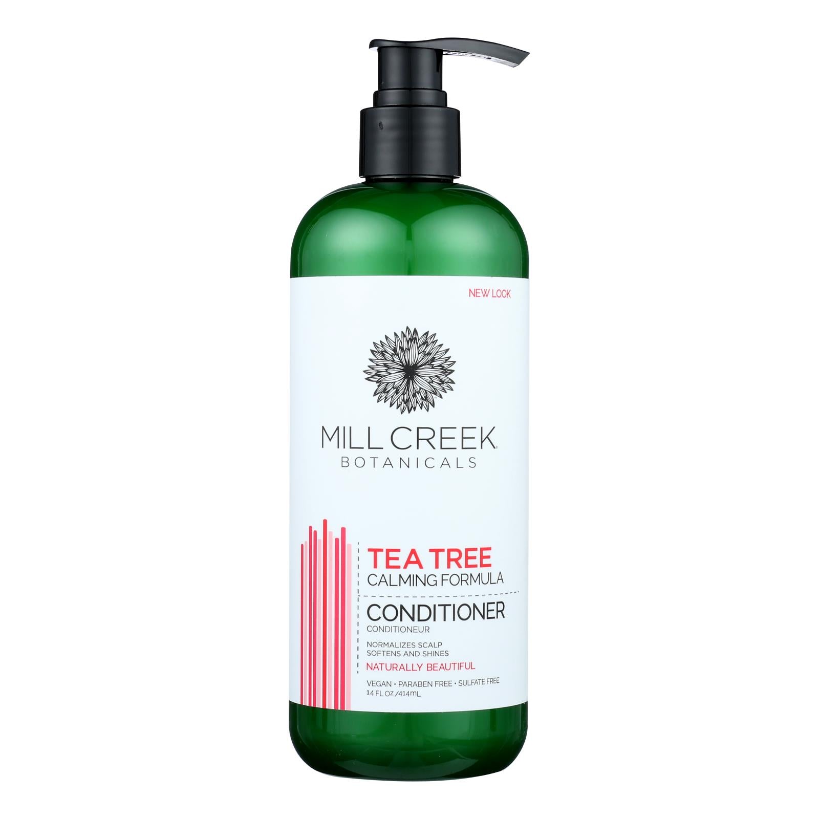 Millcreek Botanicals Tea Tree Conditioner  - 1 Each - 14 Fz - GreatEagleInc