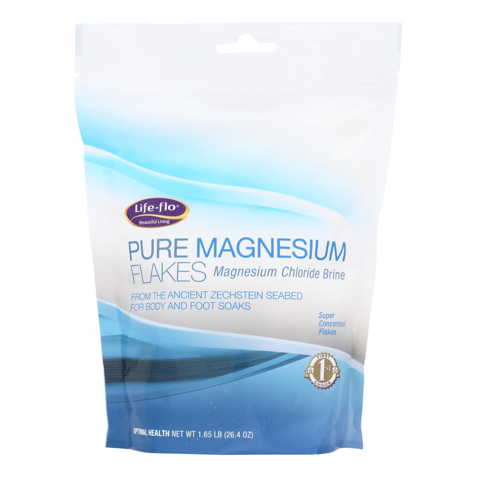 Life Flo - Magnesium Flakes Pure - 1 Each - 1.65 Lb - GreatEagleInc