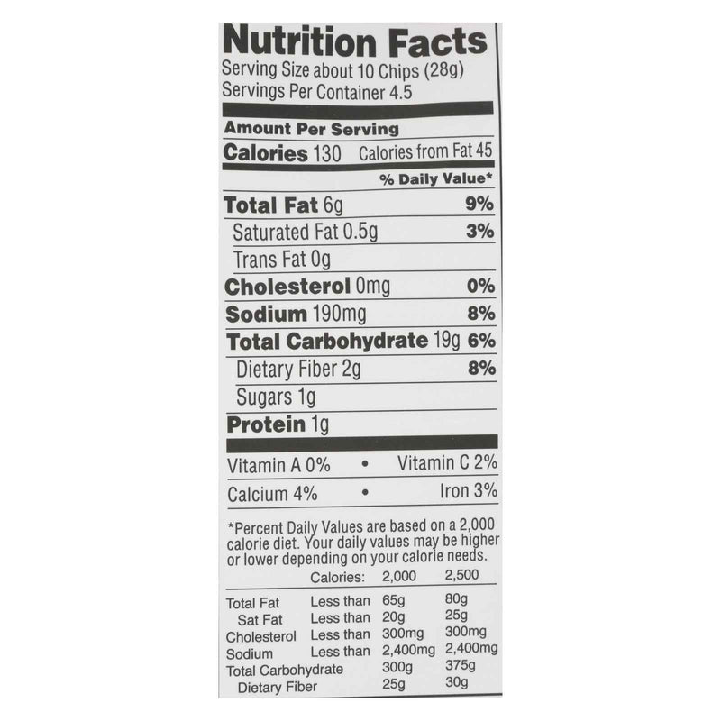 From The Ground Up - Tort Chips Clflwr Nacho - Case Of 12 - 4.5 Oz