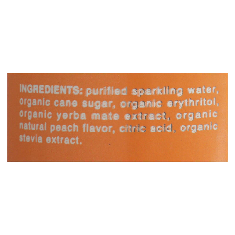 Clean Cause - Yrba Mte Peach Clean - Case Of 12 - 16 Fz - GreatEagleInc