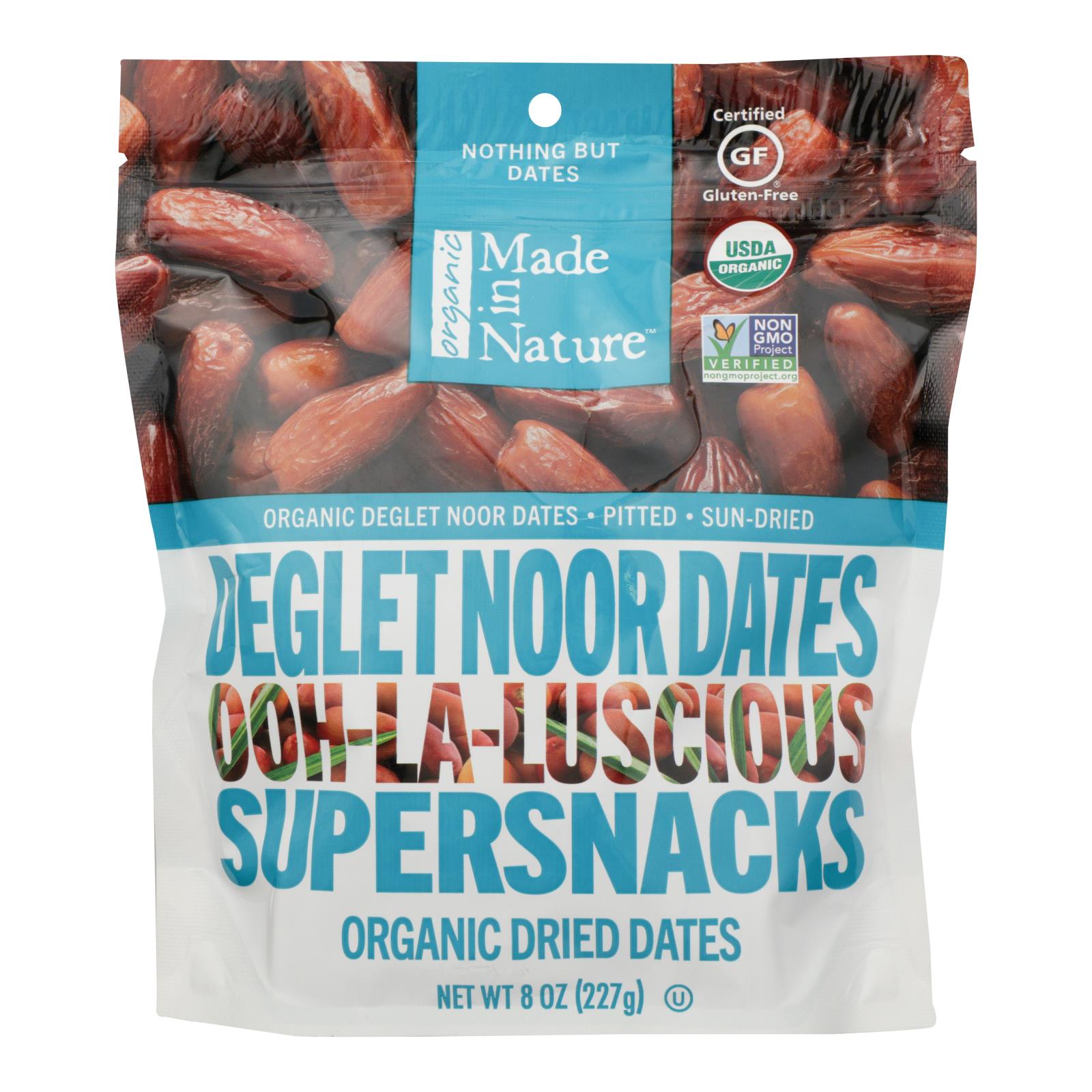 Made In Nature - Dates Neglet Noor - Case Of 6 - 8 Oz - GreatEagleInc
