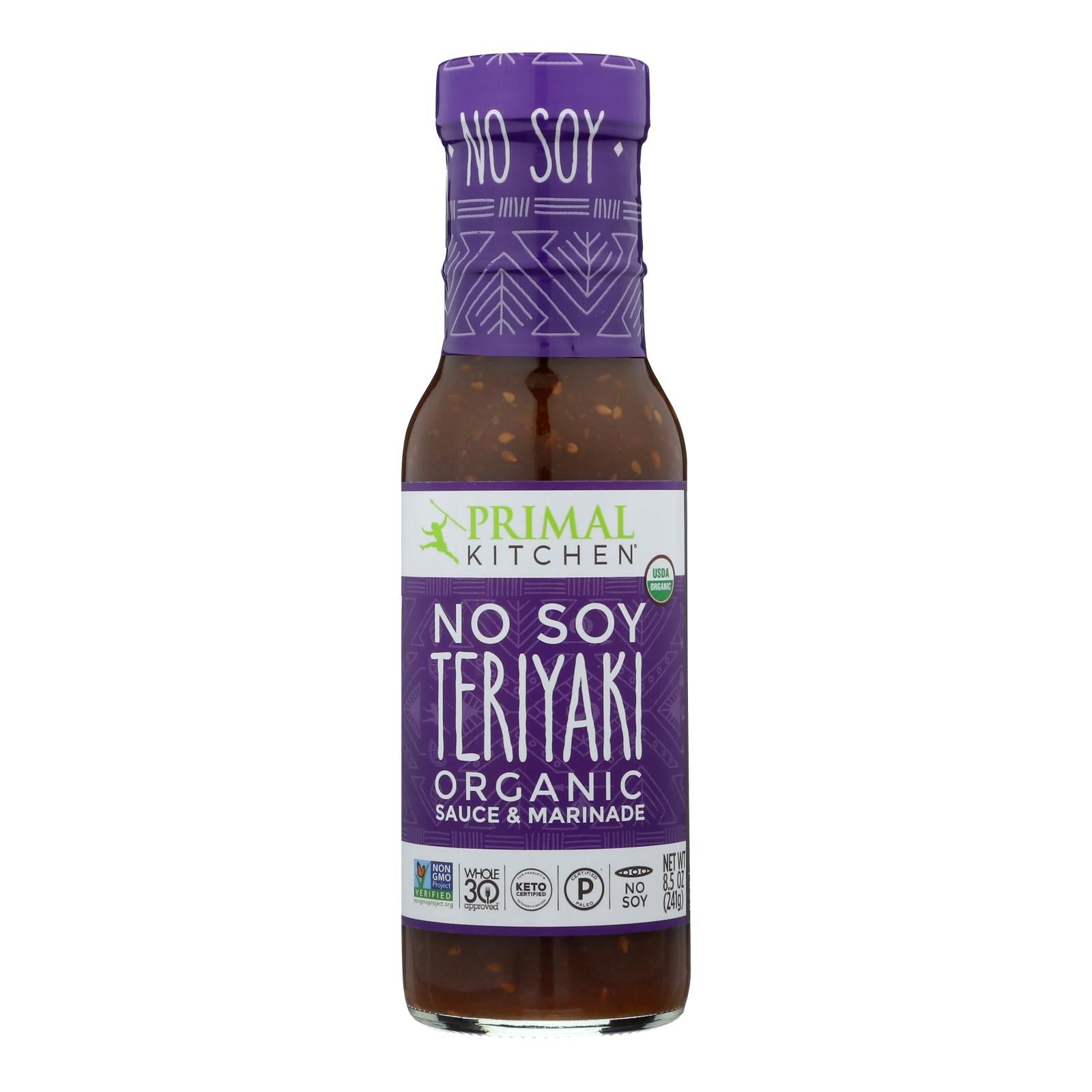 Primal Kitchen - Teriyaki Sauce No Soy - Case Of 6 - 8.5 Oz - GreatEagleInc