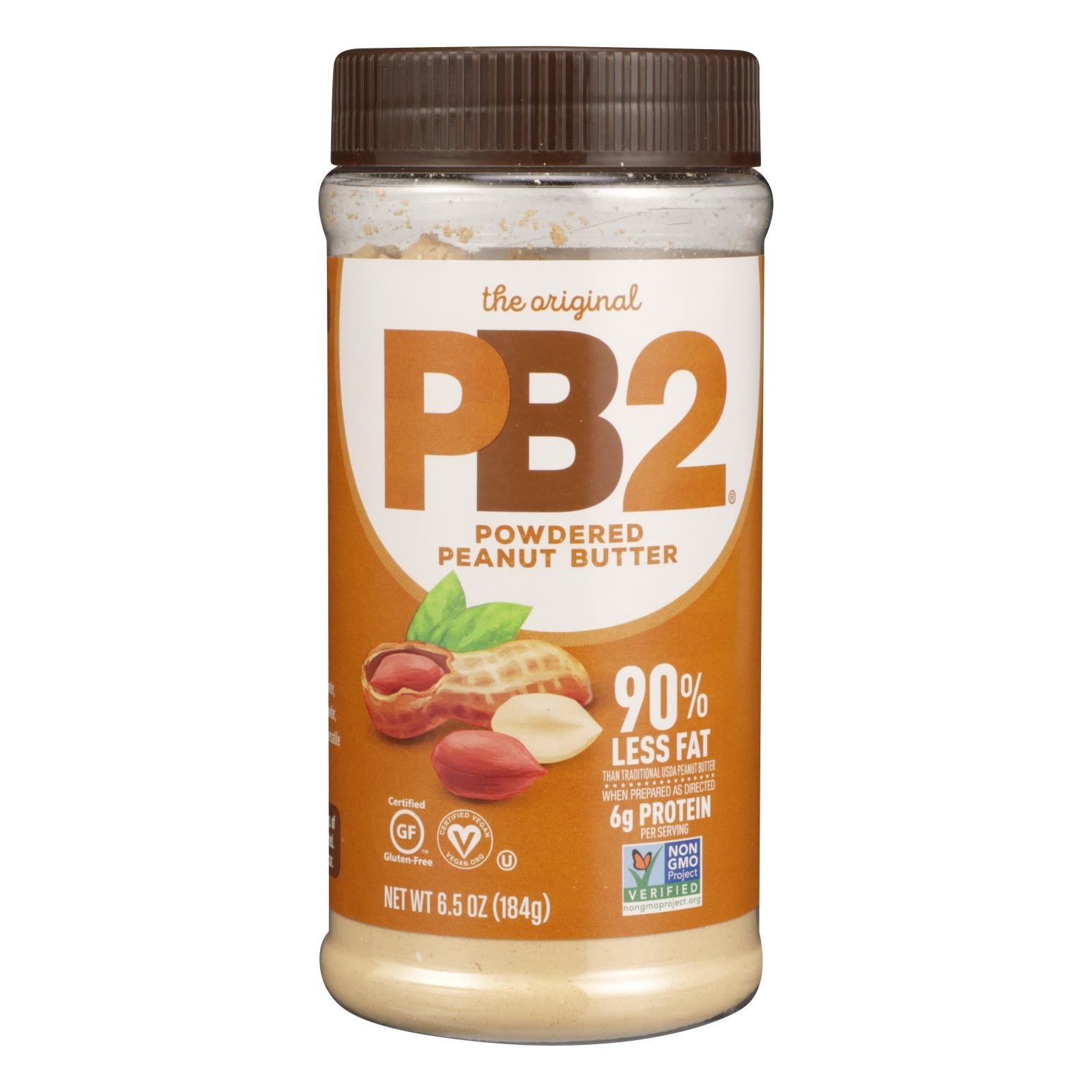 Pb2 Powdered Peanut Butter  - Case Of 6 - 6.5 Oz - GreatEagleInc