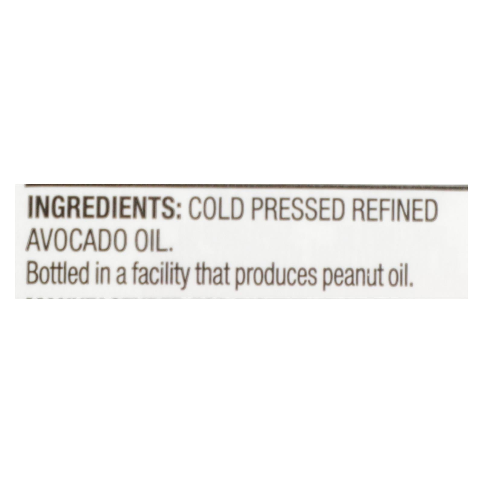 Spectrum Naturals - Avocado Oil Rfnd Cld Prsd - Case Of 6 - 16 Fz - GreatEagleInc