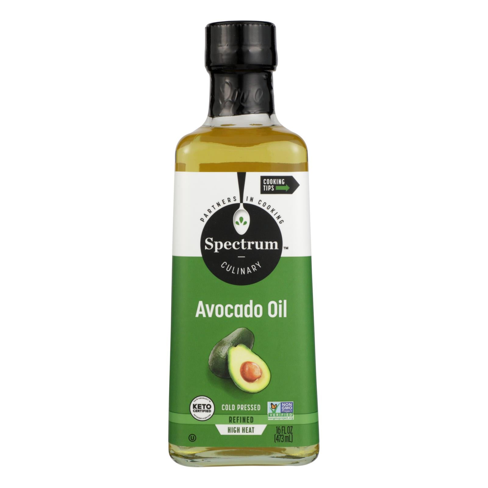 Spectrum Naturals - Avocado Oil Rfnd Cld Prsd - Case Of 6 - 16 Fz - GreatEagleInc