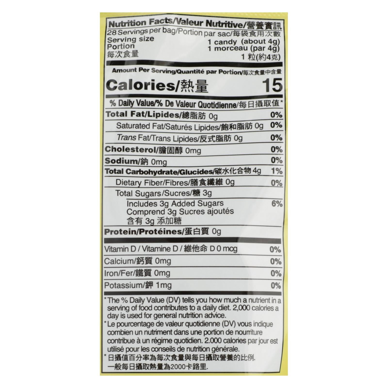 Prince Of Peace - Chews Ginger Lemon - 1 Each - 4 Oz - GreatEagleInc