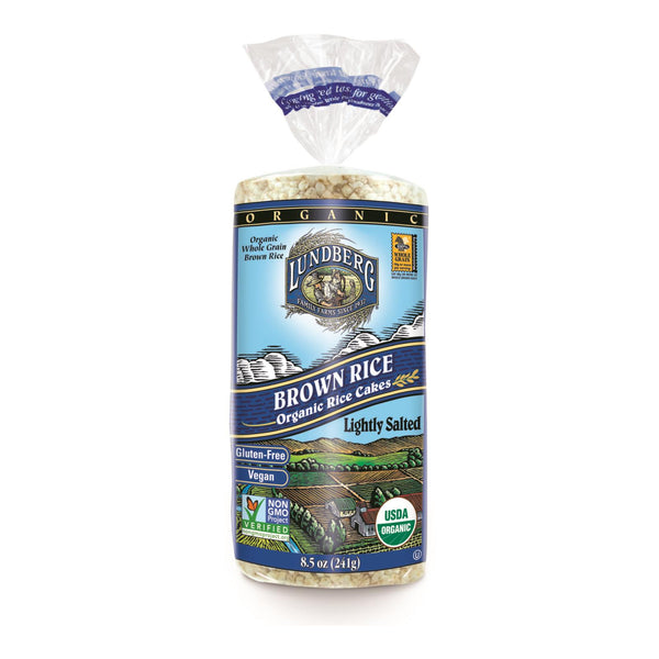 Lundberg Family Farms - Rice Cake Brown Saltd - Case Of 6-8.5 Oz - GreatEagleInc