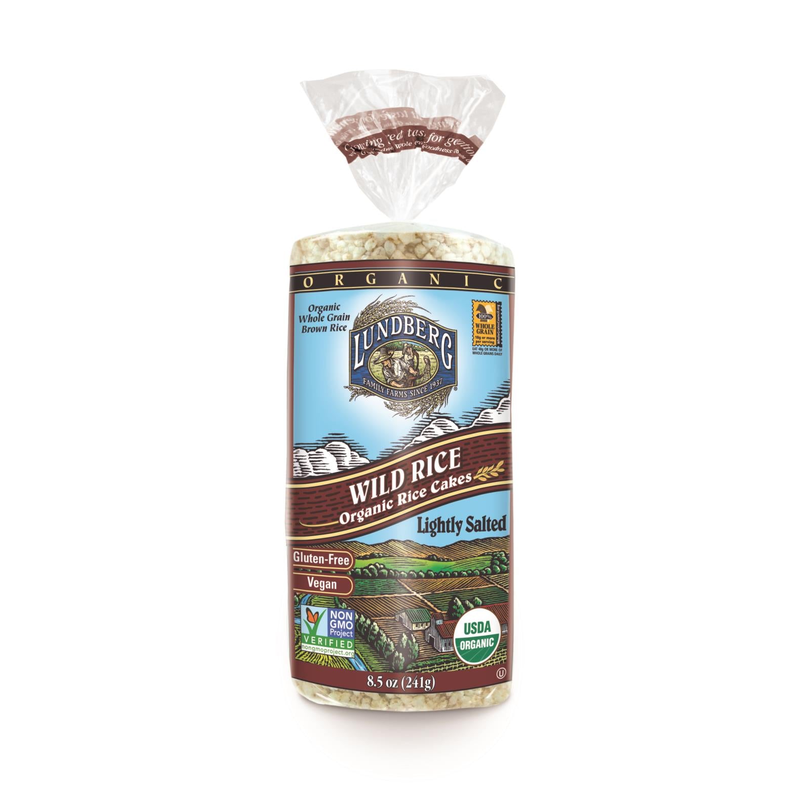Lundberg Family Farms - Rice Cake Wild Ls - Case Of 6-8.5 Oz - GreatEagleInc