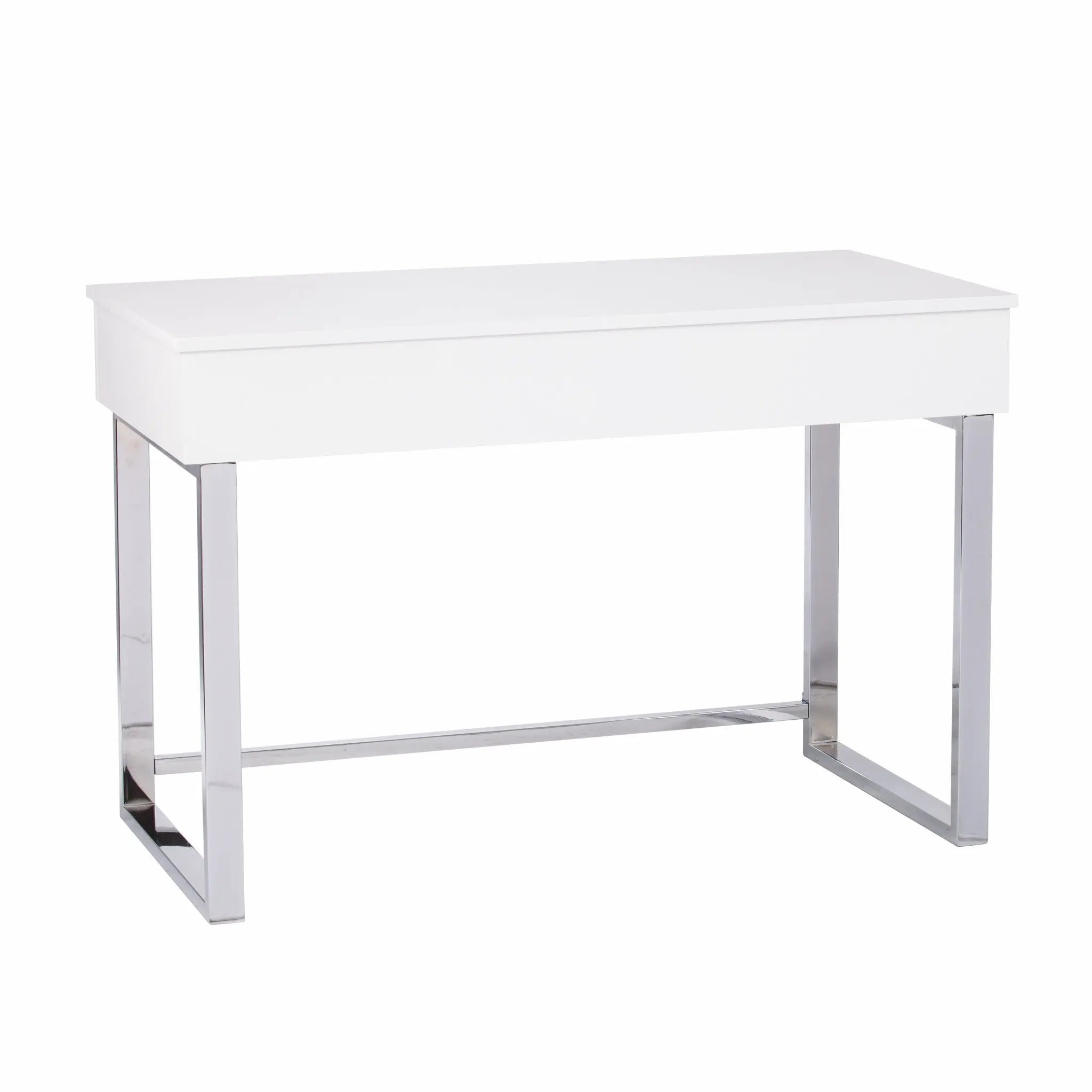 48" Adjustable White Standing Desk Converter Homeroots Office